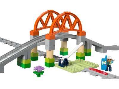 10426 DUPLO Town Eisenbahnbrücke und Schienen