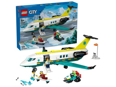 60465 City Notfallrettungsflugzeug, Konstruktionsspielzeug