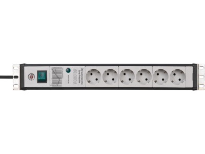 Premium-Line Steckdosenleiste 6-fach, 19" Format