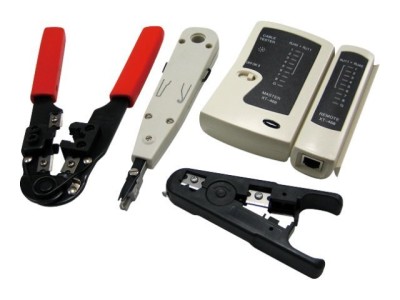 Logilink Netzwerk Werkzeug Set mit Tasche