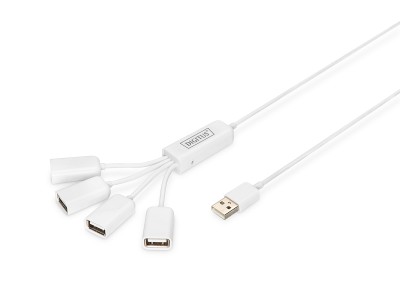 DIGITUS DA-70216 Slim Spider USB Hub