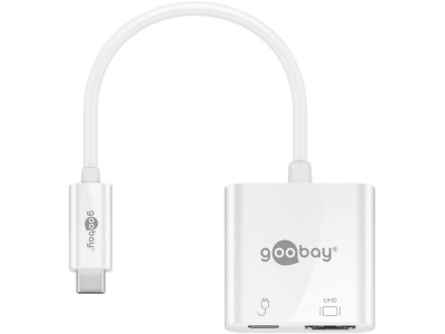 Goobay USB-C™ Multiport Adapter HDMI, Weiß
