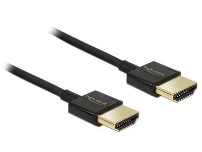 DeLOCK Slim Premium - Video-/Audio-/Netzwerkkabel -