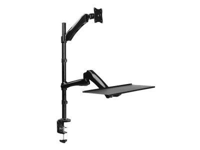 LogiLink Sit-Stand Workstation - Tischhalterung für