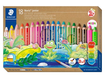 STAEDTLER Hexagonal-Buntstift buddy,18er Kartonetui +Spitzer