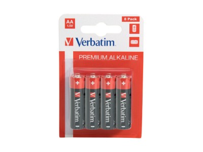 Verbatim ALKALINE BATTERY AA 8 PACK