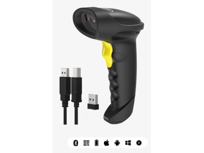 Inateck Barcodescanner 2D, Bluetooth/Funk/USB, BCST-50