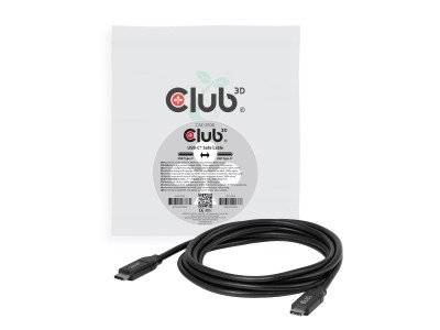 Club3D USB-C Sicherheitsladekabel 240W 2m St/St