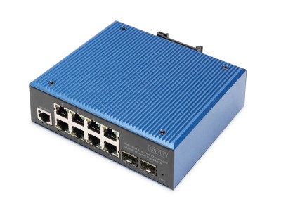 DIGITUS Switch 8+2-Port L2 managed Gigabit