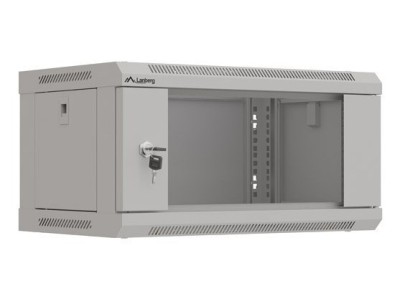 LANBERG 19" 4U 540x350 Wandgehäuse Glastür