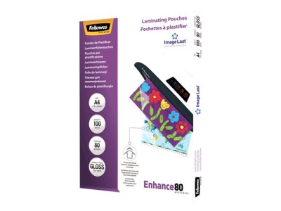 Fellowes Laminierfolie ImageLast A4 80Mikron glänzend