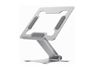 Gembird Foldable notebook riser stand silver