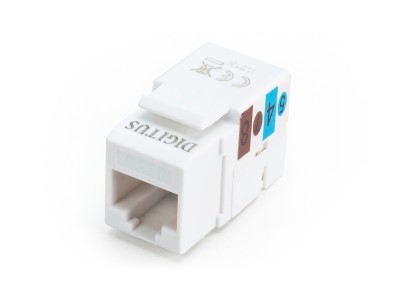 DIGITUS Keystone Jack Cat6/RJ45->LSA/ungeschirmt/ClassE/schw