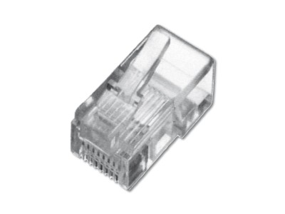 DIGITUS Modularstecker RJ45 8P8C für Rundkabel