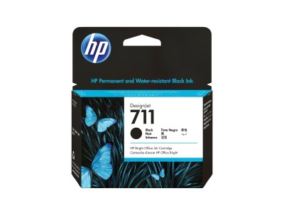HP 711 Schwarz Tintenpatrone 80ml