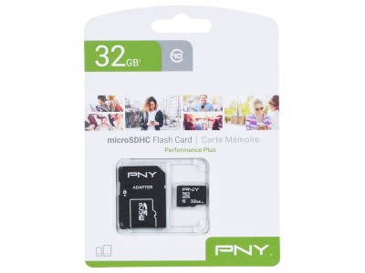 SD MicroSD XC Card 32GB PNY