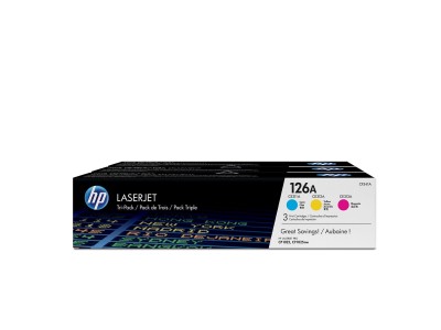 HP 126A 3x Dreifarbig LaserJet Tonerpatrone