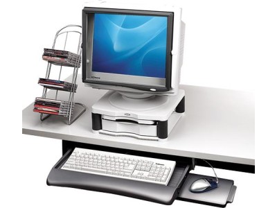 Fellowes Tastaturschublade verstellbar für Untertisch grau