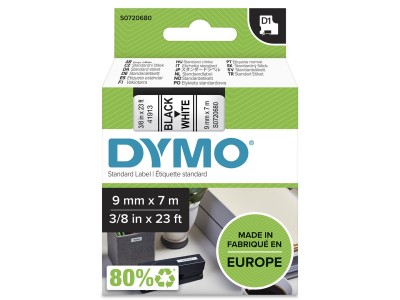 DYMO D1 Schriftband 41913 9mmx7.0m