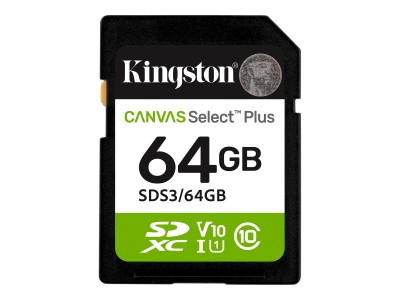 SD Card 64GB Kingston SDXC Canvas