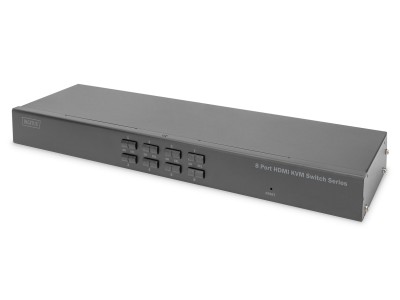 DIGITUS KVM-Switch, 8-Port, Single-Display, 4K, HDMI