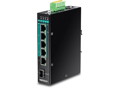 TRENDnet Industrial Switch 6-Port Gbit PoE+