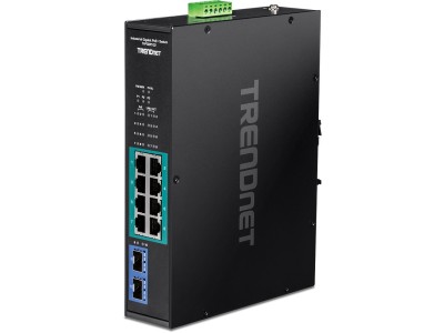 TRENDnet Industrial Switch 10-Port Gbit PoE+
