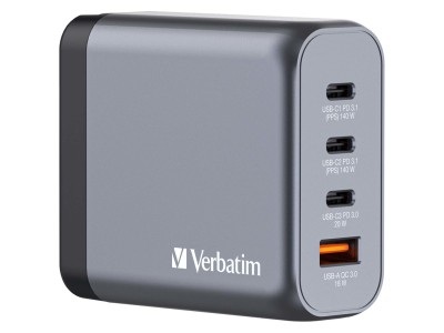 Verbatim GNC-140 GaN Charger 4 Port