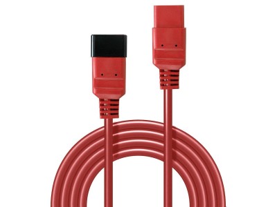 LINDY IEC-Netzverlängerung C19 auf C20 rot