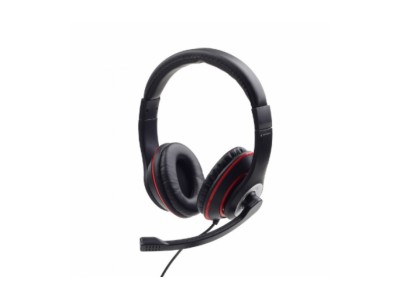 Gembird Stereo-Headset mit Mikrofon, Schw.