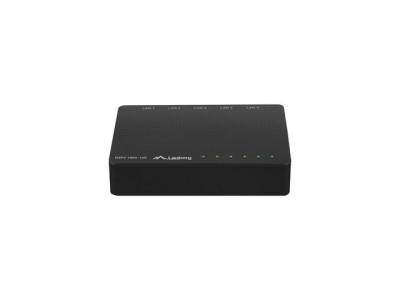 LANBERG Switch 5-Port 1Gb/s unmanag. Gigab