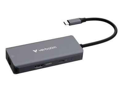 USB-C Verbatim Essentials Multiport HUB 6-Port