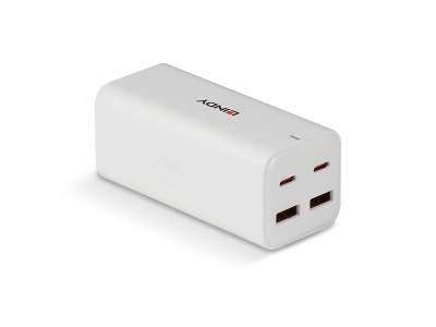 LINDY USB 4-Port GaN Fast Charger