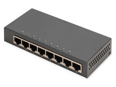DIGITUS Switch 8-Port Gigabit Desktop, Unmanaged