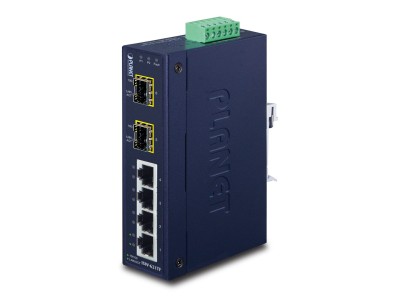 PLANET 4+2 100FX SFP Industrial Ethernet