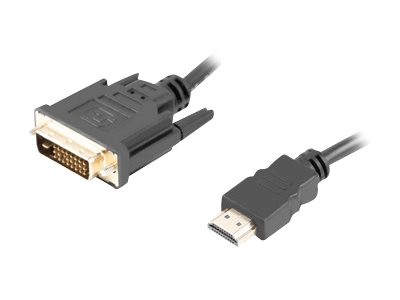 LANBERG HDMI(M)->DVI-D(M)(24+1) Kabel 1,8m 4K