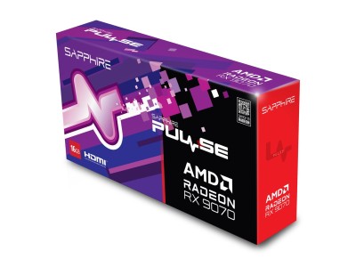 Sapphire Radeon RX9070 Pulse OC 16GBGDDR6