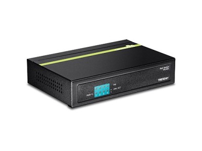 TRENDnet Switch 6-Port 10/100Mbps PoE+ 60W