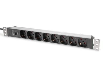 DIGITUS 8-Fach Steckdosenleiste 1HE PDU, IEC