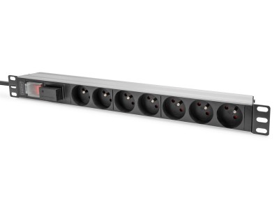 DIGITUS PDU 1U 7xCEE7/5 FR-Ausgänge 230V/16A