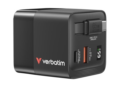 Verbatim GaN Charger 2 Port 65W