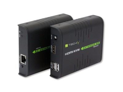 Techly HDMI KVM Extender über Netzwerkkabel