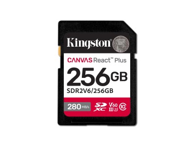 SD Card 256GB Kingston SDXC React+