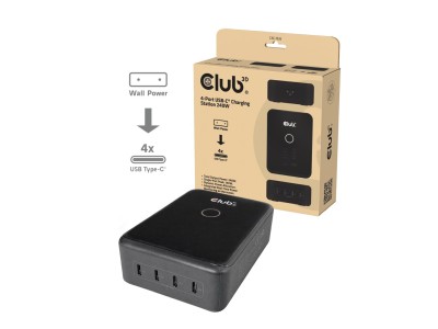 Club3D Ladegerät 4xUSB Typ C PD3