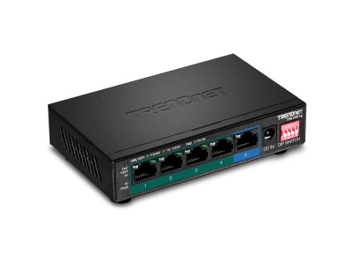 TRENDnet Switch 5-Port Gbit PoE+ 60W