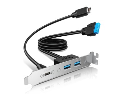 GRAUGEAR Multi PCI Blende 1x USB-C