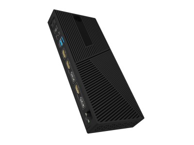 Dockingstation IcyBox Hybrid mit dreifacher Videoausgabe