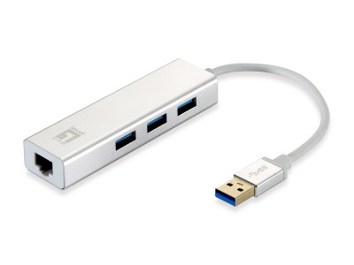 LevelOne Adapter GigaBit USB-A3.0->RJ45+3xUSB-A3.0