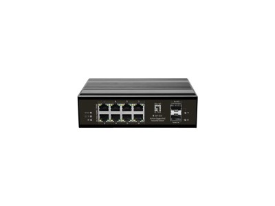 LevelOne Industr.PoE+Switch 8xGE PoE/2xSFP 240W