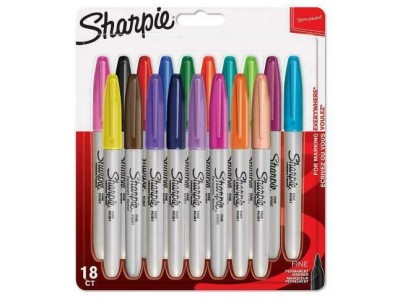 Sharpie Marker Fein Rundspitze F 18er
